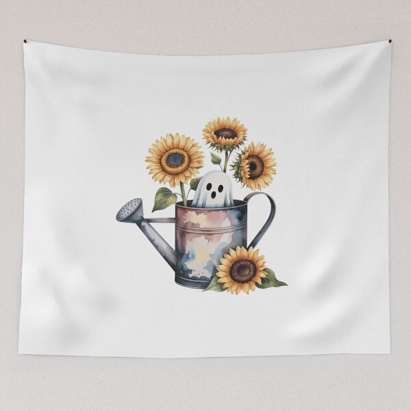 Item preview, Ghostly Surprise Among Sunflowers designed and sold by jkrphoto.