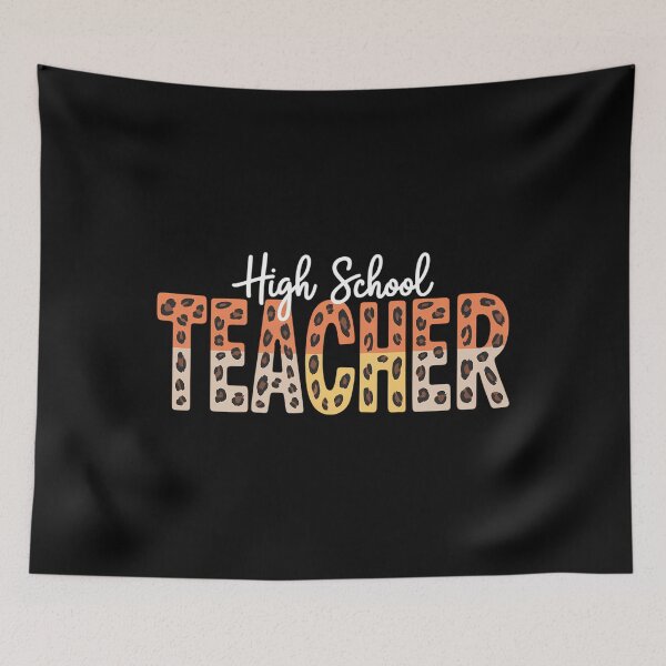 Item preview, High School Teacher leopard Fall Autumn Lovers Thanksgiving designed and sold by LeeEvans222.