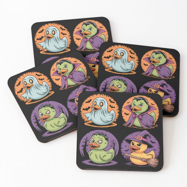 Item preview, Haloween Rubber Duck Dracula Zombie Witch Ghost designed and sold by Dot1001.