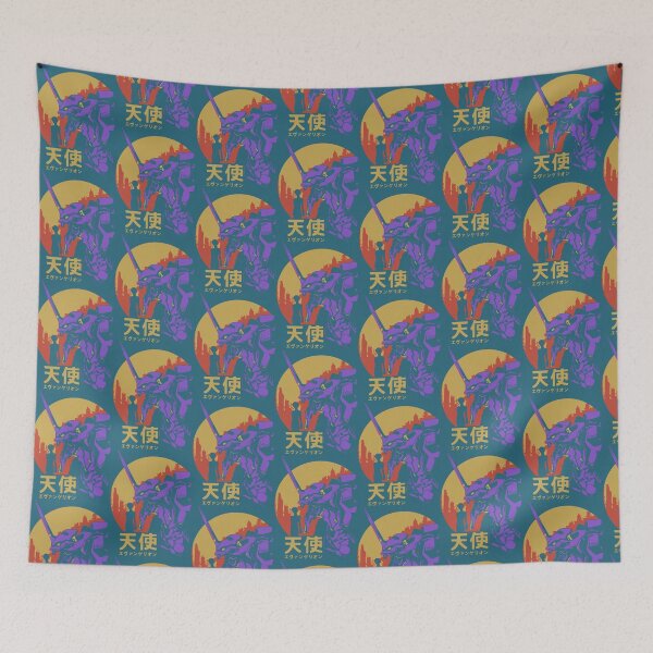 Item preview, Neon Genesis Evangelion Retro Vintage designed and sold by emiapparel.