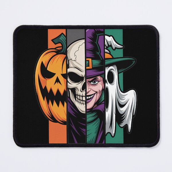 Item preview, Halloween Quartet of Faces designed and sold by jkrphoto.