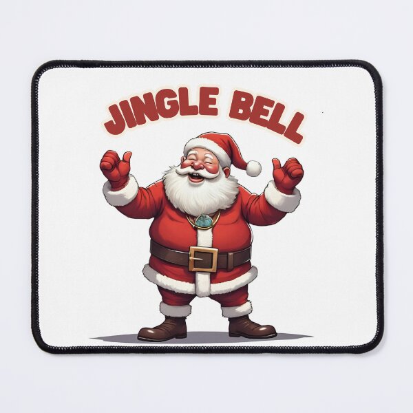 Item preview, Jingle Bell Rock Santa PNG | Rockin' Christmas Sublimation Design | Cheerful Santa Clipart Digital File | Funny Holiday T-Shirt Print designed and sold by BrightVibesshop.