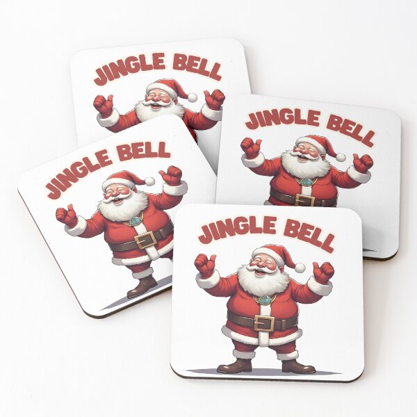 Item preview, Jingle Bell Rock Santa PNG | Rockin' Christmas Sublimation Design | Cheerful Santa Clipart Digital File | Funny Holiday T-Shirt Print designed and sold by BrightVibesshop.