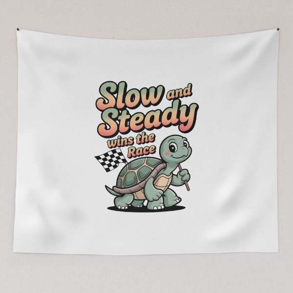Item preview, Slow and steady ... designed and sold by trendspatterns.