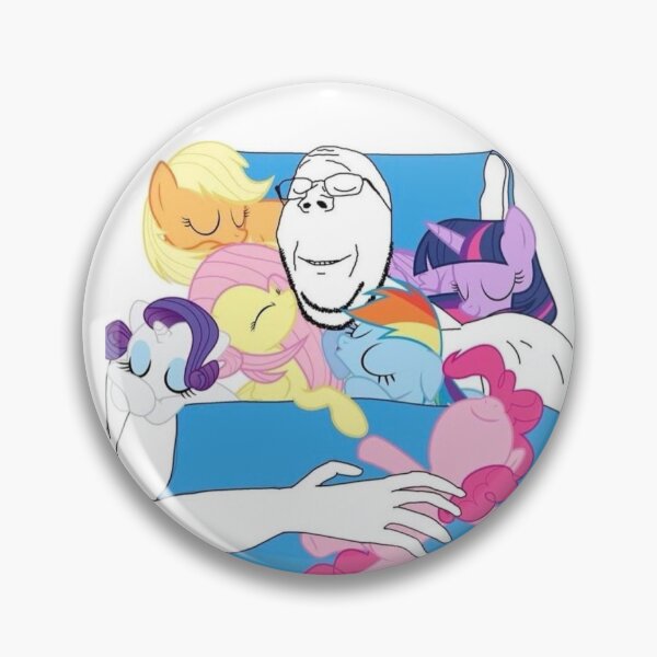 Item preview, My Little Pony MLP Soyjack Meme designed and sold by sarbeesarbee.