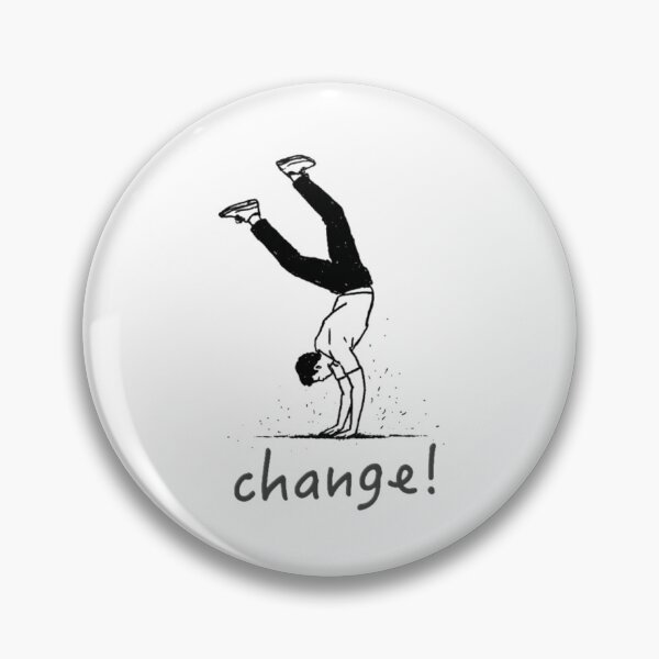 Item preview, Embrace Change – Minimal Handstand Illustration designed and sold by casualnature.