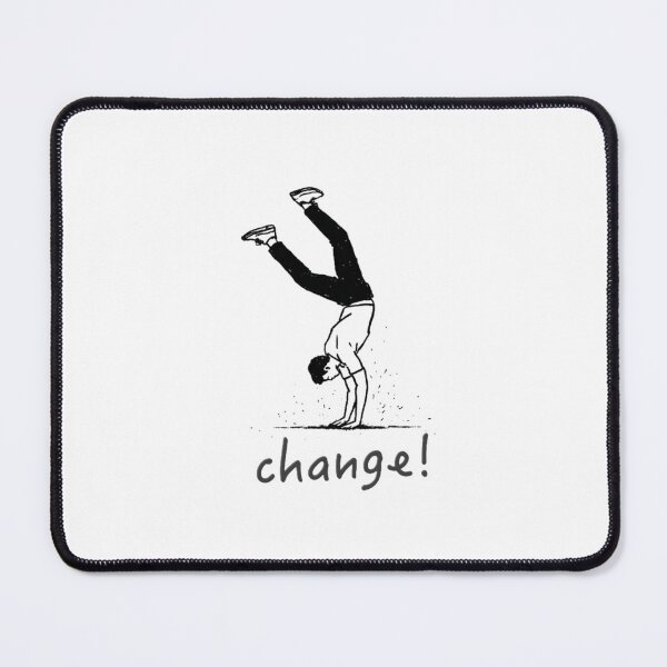 Item preview, Embrace Change – Minimal Handstand Illustration designed and sold by casualnature.