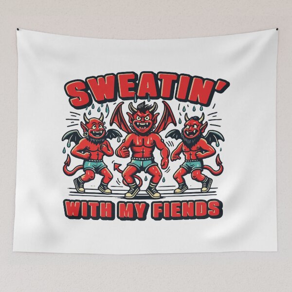Item preview, Sweatin' With My Fiends designed and sold by Scaryzz.