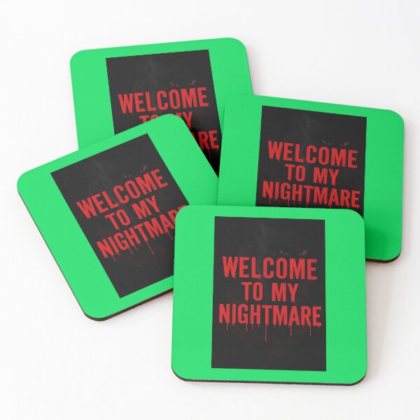 Item preview, Welcome to My Nightmare – Scary Halloween Horror Design designed and sold by LoaiArt.