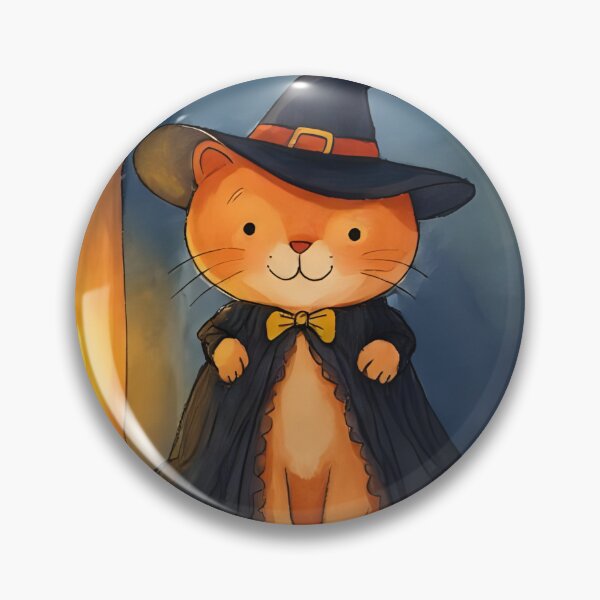 Item preview, “The Witch Cat and the Candlelight Night” designed and sold by nighttime1990.