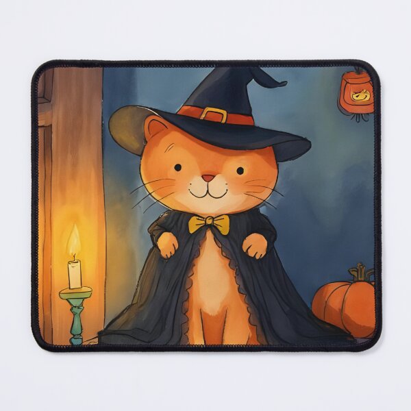 Item preview, “The Witch Cat and the Candlelight Night” designed and sold by nighttime1990.