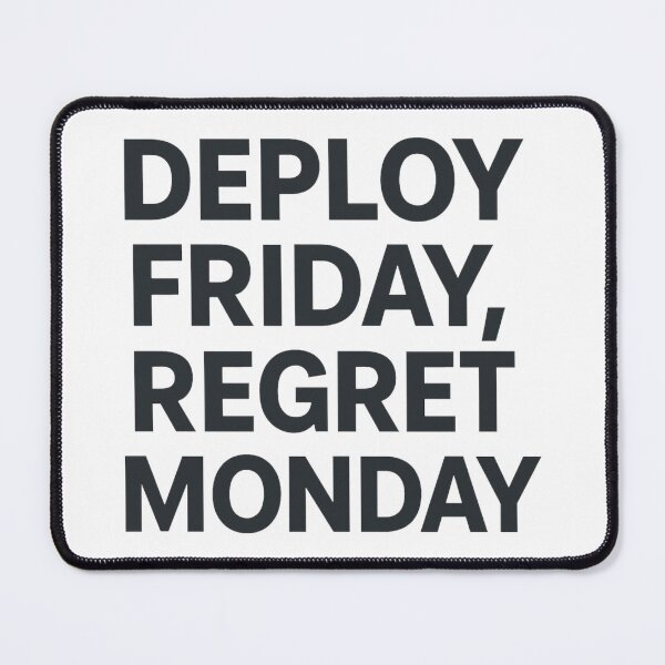 Item preview, Deploy Friday, Regret Monday designed and sold by Jackson-Will.