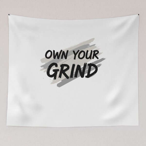 Item preview, Own Your Grind – Premium Streetwear & Gym Motivation Quote designed and sold by Momay-designer.