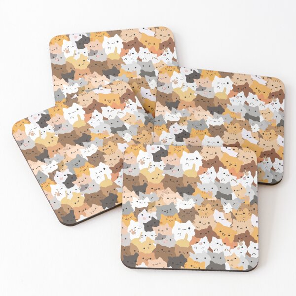 Item preview, Sweet Happy Cub Kittens - Cats Pattern - CatCat designed and sold by Chaotic Neutral.