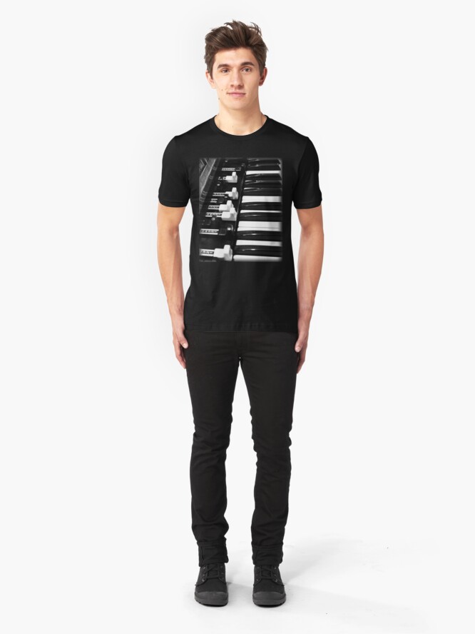 Alternate view of Hammond B3 Organ Slim Fit T-Shirt