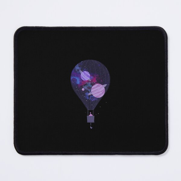 Item preview, Cosmic Dream Balloon – Surreal Hot Air Balloon Filled with Nebula and Planets in Deep Space designed and sold by PixelVibe782.