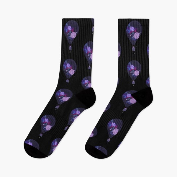 Item preview, Cosmic Dream Balloon – Surreal Hot Air Balloon Filled with Nebula and Planets in Deep Space designed and sold by PixelVibe782.