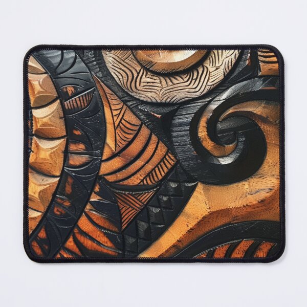 Item preview, Tonga Tapa Polynesian Hawaiian Wood Carving Pattern designed and sold by GrinGalore.