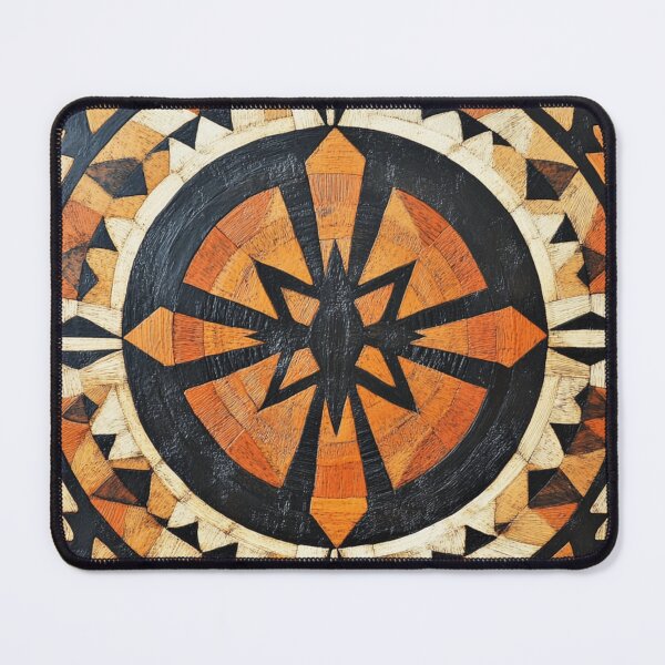 Item preview, Tonga Tapa Polynesian Hawaiian Wood Authentic Pattern designed and sold by GrinGalore.