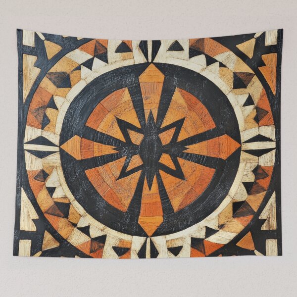 Item preview, Tonga Tapa Polynesian Hawaiian Wood Authentic Pattern designed and sold by GrinGalore.
