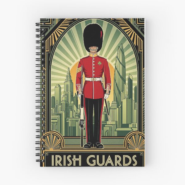 Item preview, Irish Guards Art Deco Poster designed and sold by Skyframe Aviation.