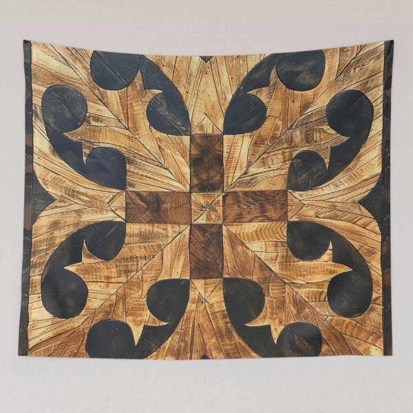 Item preview, Tonga Tapa Polynesian Hawaiian Wood Authentic Art designed and sold by GrinGalore.