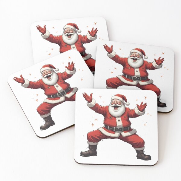 Item preview, Excited Santa PNG | Happy Christmas Clipart | Cheerful Dancing Santa Sublimation File | Funny Holiday Digital Download for T-Shirts designed and sold by BrightVibesshop.