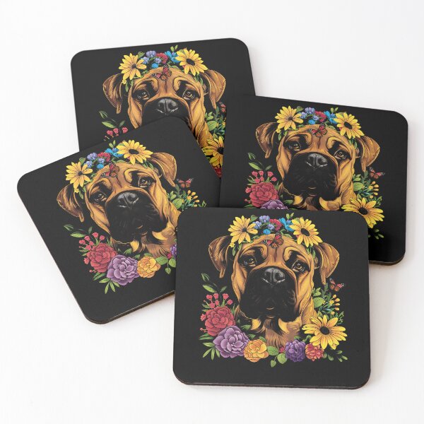 Item preview, Funny Boerboel Flowers Floral Colorful Mom Dad Kids designed and sold by rafaeltto.