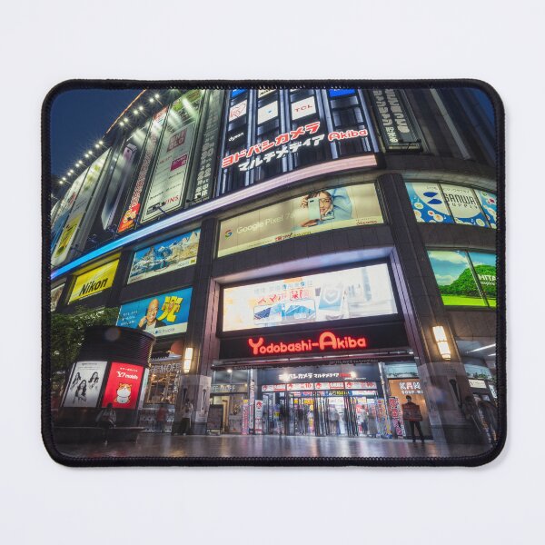 Item preview, Night view of Yodobashi Camera in Tokyo designed and sold by WorldScenery.