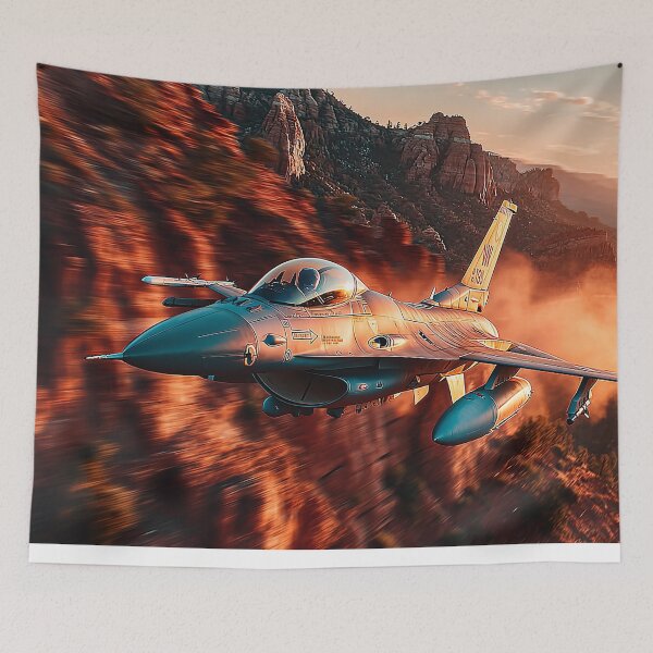 Item preview, F-16 Over the Desert designed and sold by Skyframe Aviation.