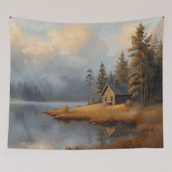 Item preview, Fall Lake Cabin  designed and sold by ReelRide Creations.