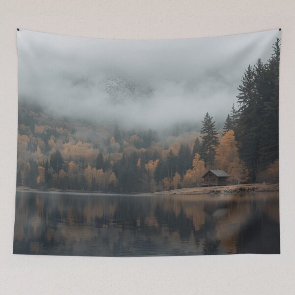 Item preview, Fall Lake Cabin  designed and sold by ReelRide Creations.