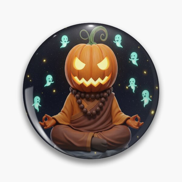 Item preview, Jack O'Lantern doing Meditation designed and sold by dewaaliverse.