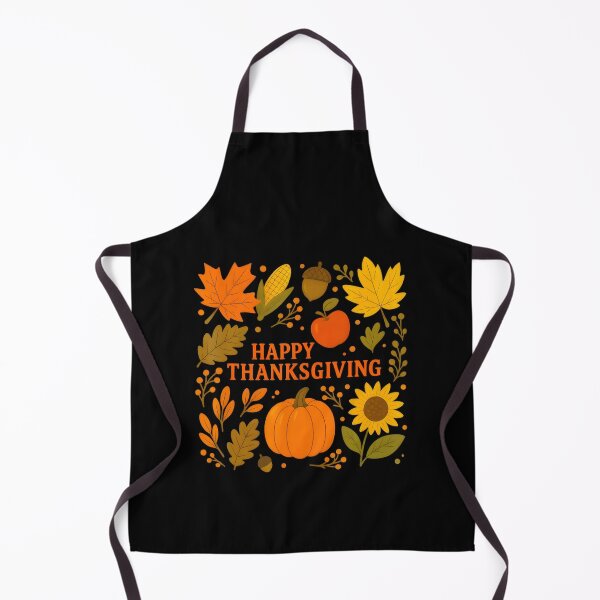 Item preview, HapThanksgiving Pumpkin Autumn Leaves Harvest designed and sold by vespira-motion.