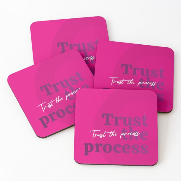 Item preview, Trust the process - motivational design designed and sold by TackartStudio.