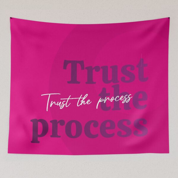 Item preview, Trust the process - motivational design designed and sold by TackartStudio.
