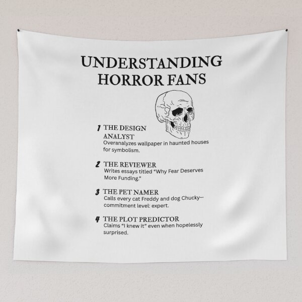 Item preview, Understanding Horror Fans – The Scary Movie Addict Collection designed and sold by PsyFlow35.