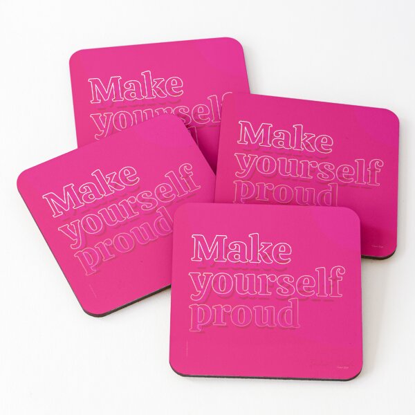 Item preview, Make Yourself Proud – Motivational Design designed and sold by TackartStudio.