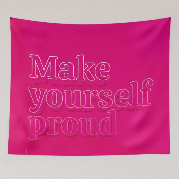 Item preview, Make Yourself Proud – Motivational Design designed and sold by TackartStudio.