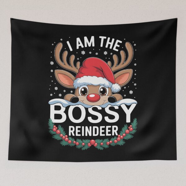 Item preview, I Am The Bossy Reindeer Christmas Family designed and sold by JonBarnes22.