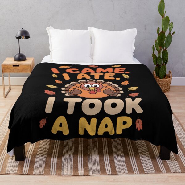 Item preview, I Came I Ate I Took A Nap Turkey Day Funny Thanksgiving Food designed and sold by JonBarnes22.