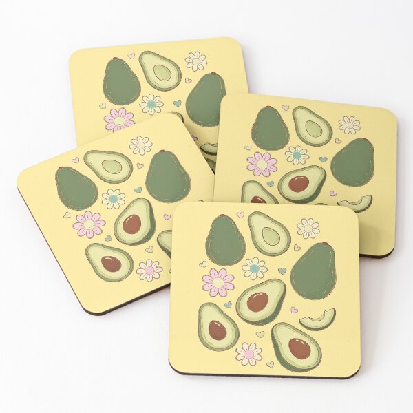 Item preview, Cute Avocado Pattern Sticker | Kawaii Fruit Floral Aesthetic T-Shirt Gift | Healthy Cottagecore Food Lover designed and sold by cozy corner co. .