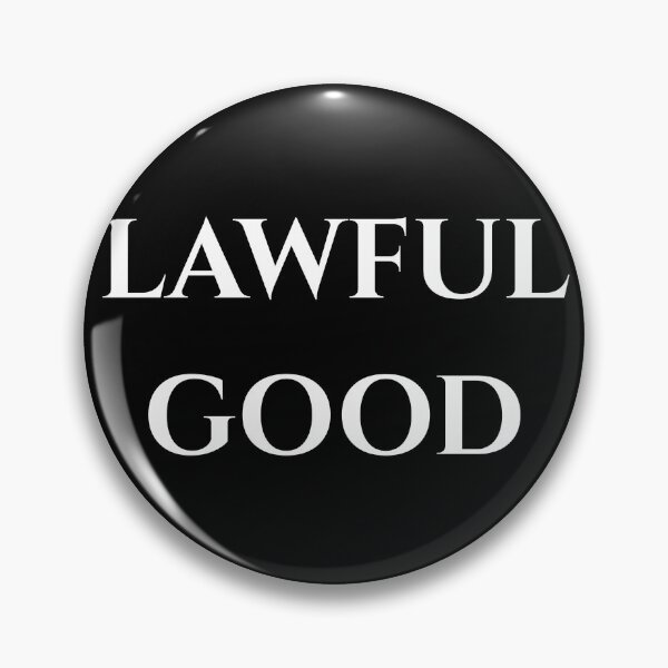 Item preview, Lawful Good - White Text designed and sold by phsco.