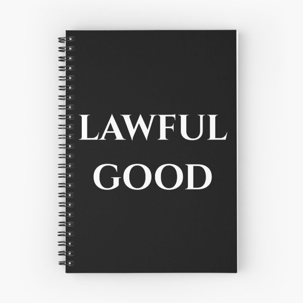 Item preview, Lawful Good - White Text designed and sold by phsco.
