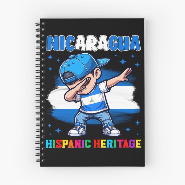 Item preview, Nicaragua Dabbing Kid Hispanic Heritage Celebration for Kids designed and sold by NUMAcreations.
