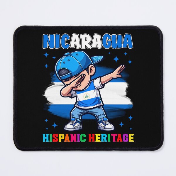 Item preview, Nicaragua Dabbing Kid Hispanic Heritage Celebration for Kids designed and sold by NUMAcreations.