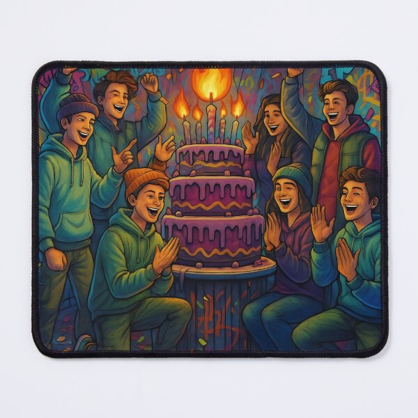 Item preview, Graffiti birthday. designed and sold by MyHappyArtShop.