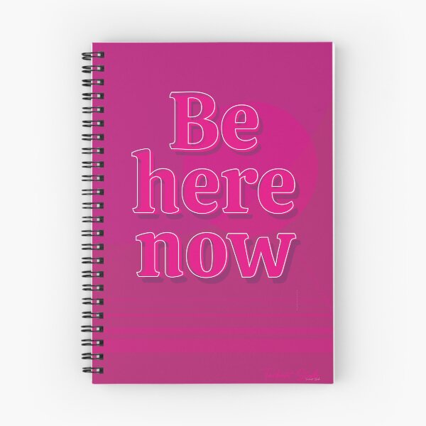 Item preview, Be here now - motivational design designed and sold by TackartStudio.