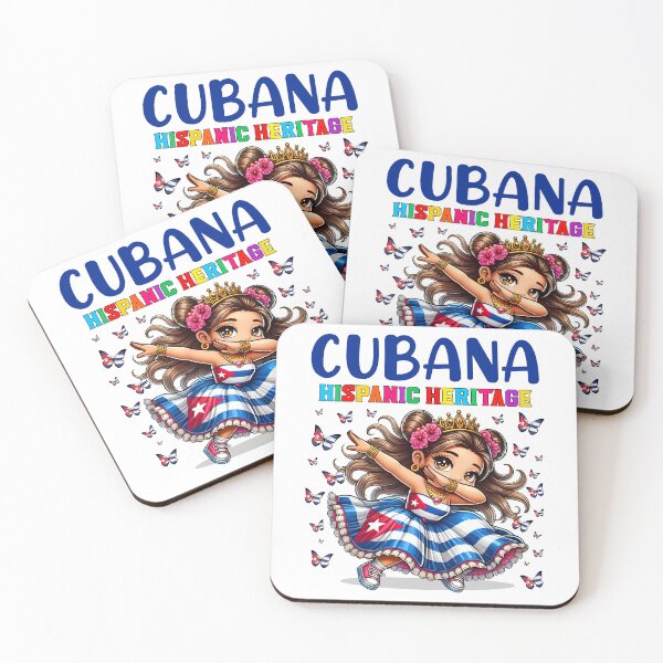 Item preview, Cuba Hispanic Heritage Month Celebration girls kids designed and sold by NUMAcreations.