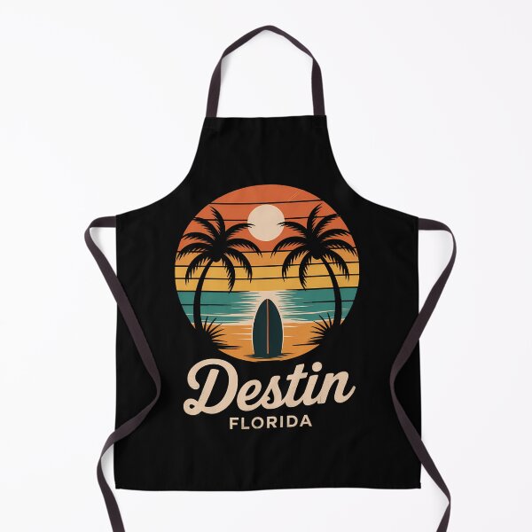 Item preview, Destin Florida Beach Surfing Retro 70s Surf Gift designed and sold by Moon-Ape.